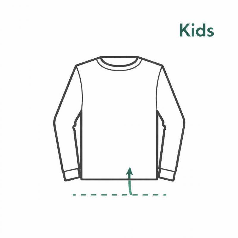 Sweatshirt kürzen - bis Gr. 140