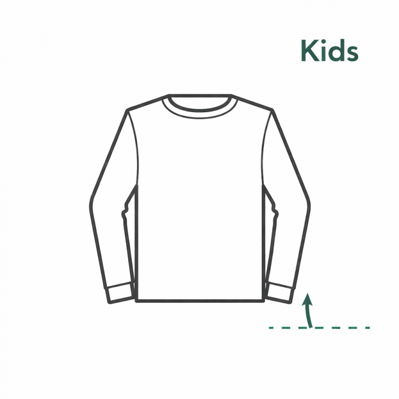 Sweatshirt Ärmel kürzen - bis Gr. 140